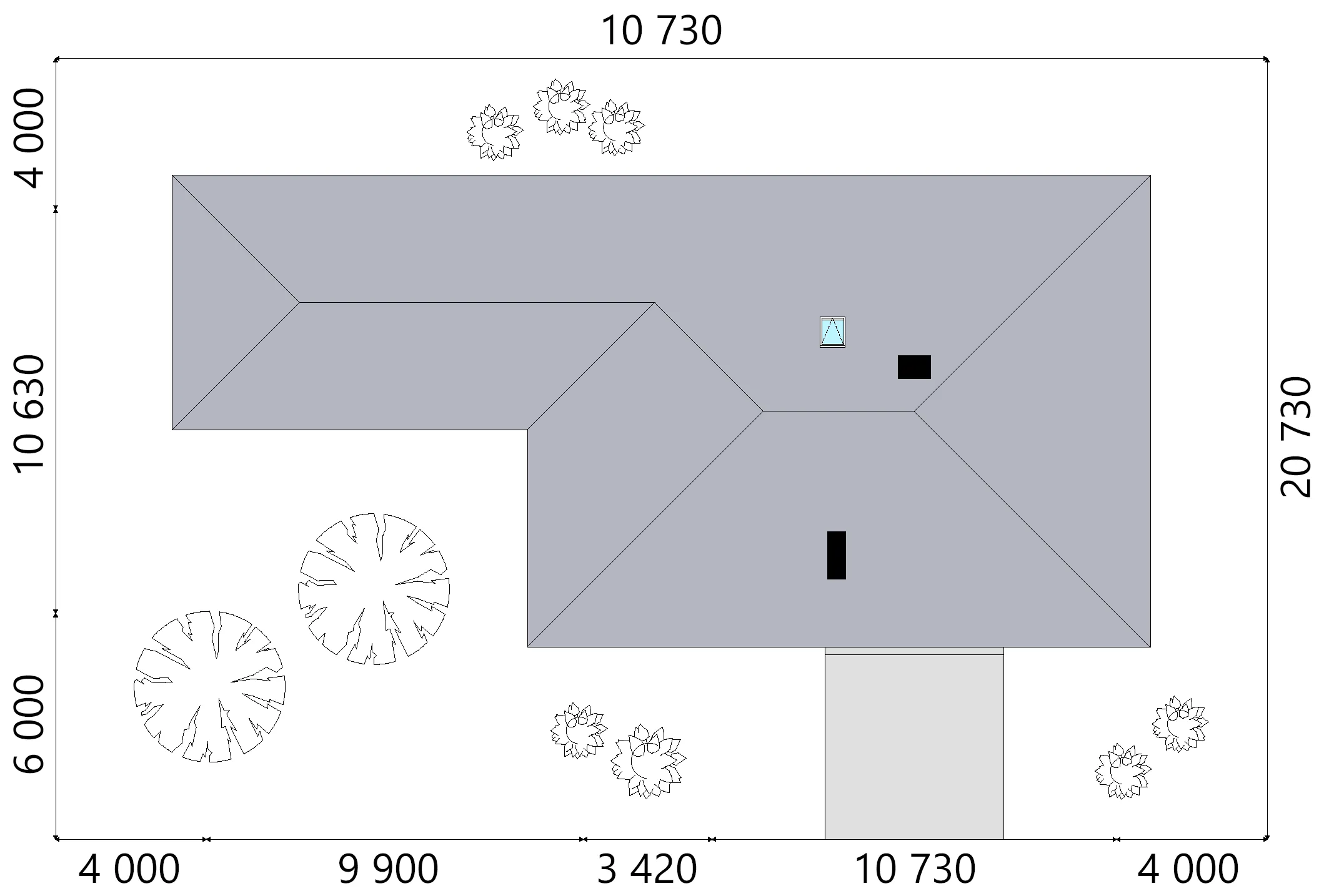 House Plan: , 1 Story, 4 Beds, Home Office, 2.5 Baths, Open Floor Plan, 2-Car Garage