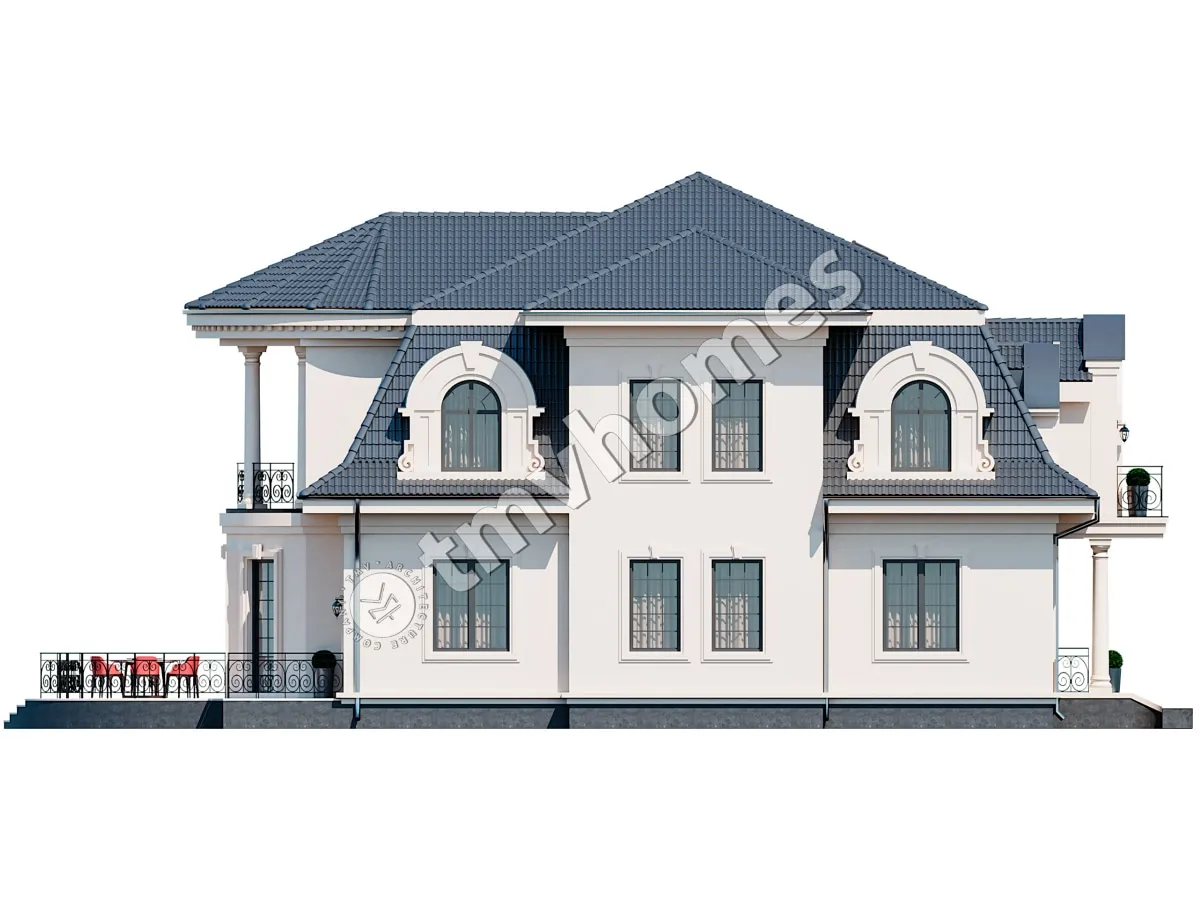 House Plan: 3857 ft², 2 Stories, 4 Beds, 4 Baths