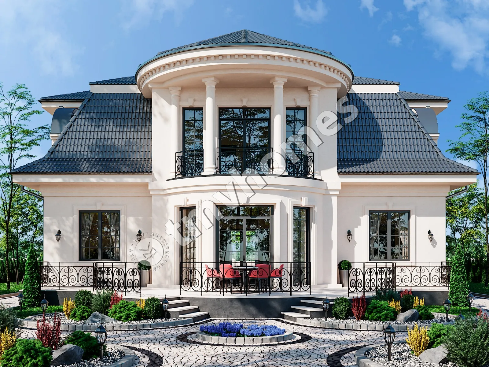 House Plan: 3857 ft², 2 Stories, 4 Beds, 4 Baths