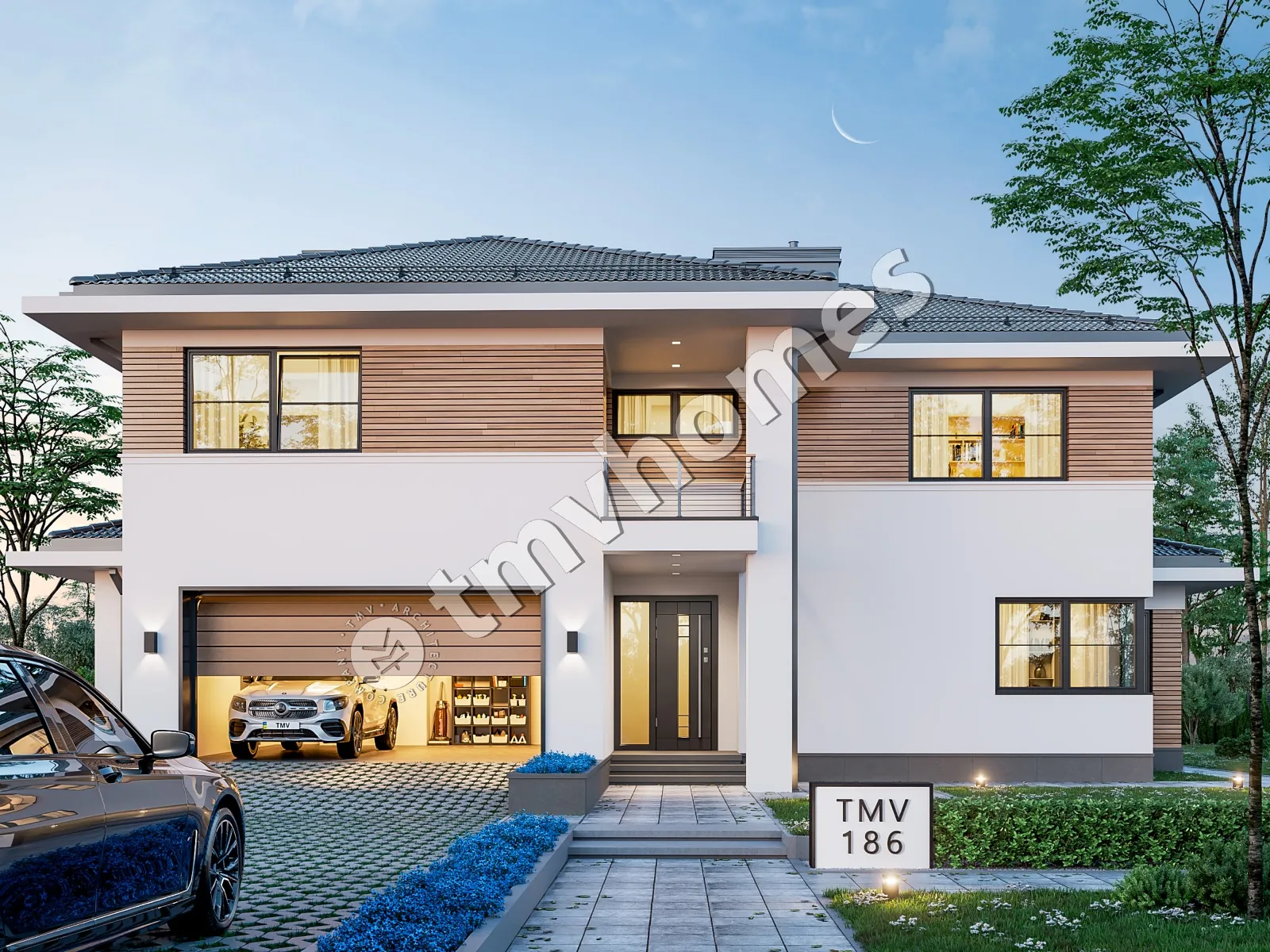 House Plan: 2622 ft², 2 Stories, 4 Beds, Home Office, 3 Baths, Open Floor Plan, 2-Car Garage