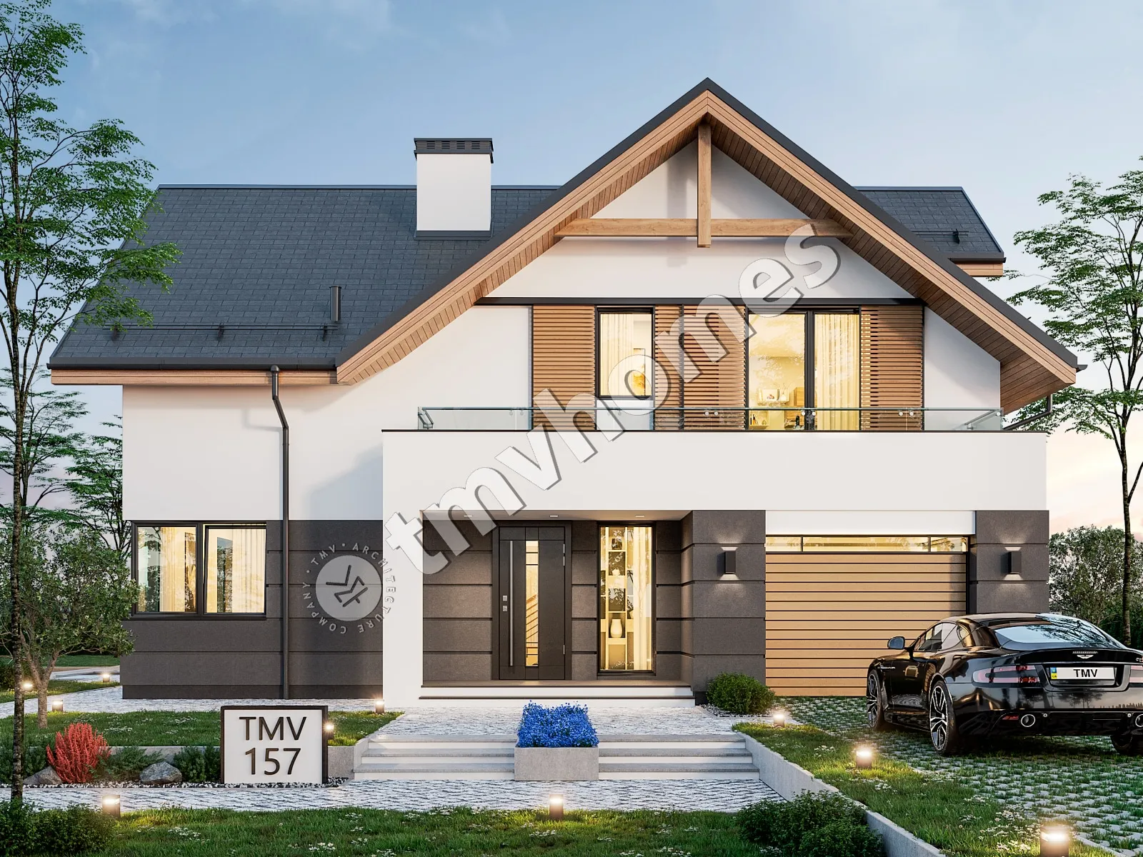 House Plan: 2451 ft², 1.5 Stories, 4 Beds, Home Office, 2.5 Baths, Open Floor Plan, 2-Car Garage