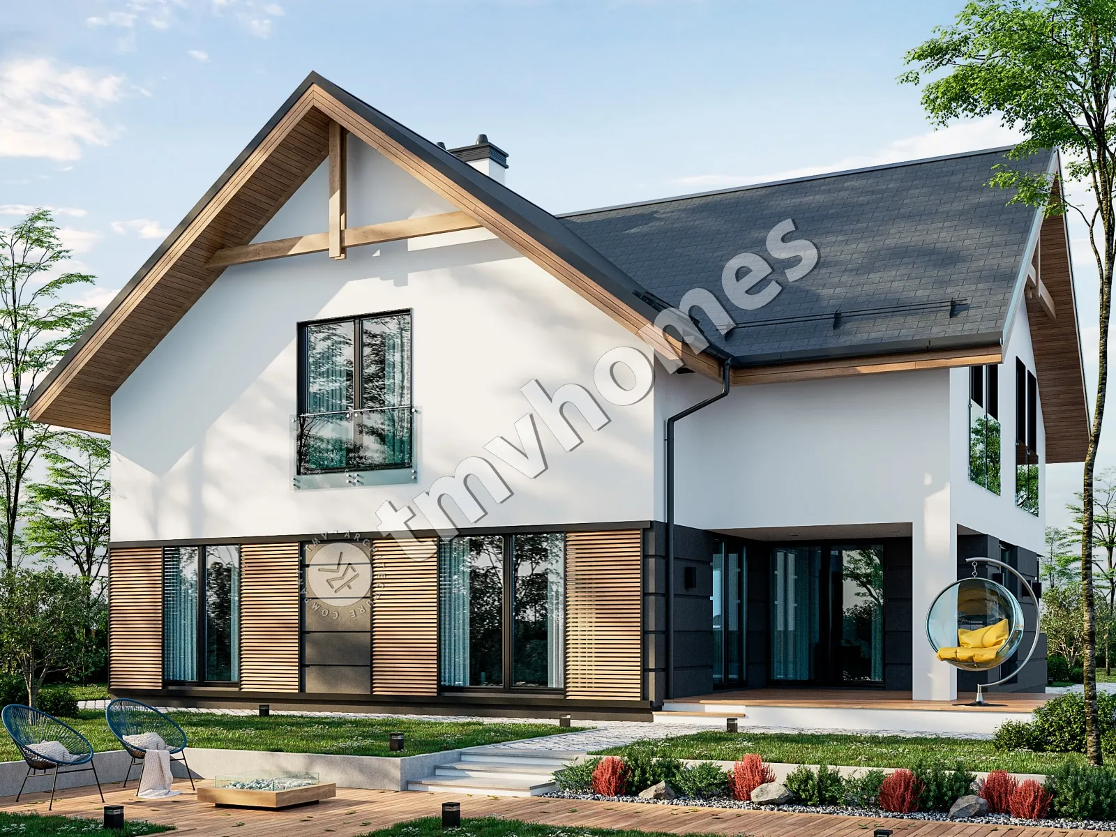 House Plan: 2451 ft², 1.5 Stories, 4 Beds, Home Office, 2.5 Baths, Open Floor Plan, 2-Car Garage