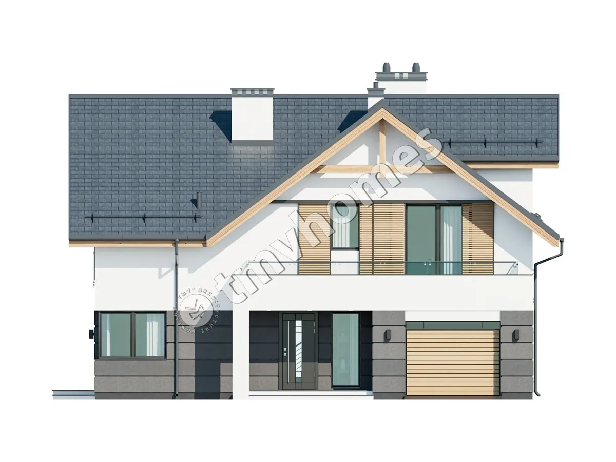 House Plan: 2451 ft², 1.5 Stories, 4 Beds, Home Office, 2.5 Baths, Open Floor Plan, 2-Car Garage