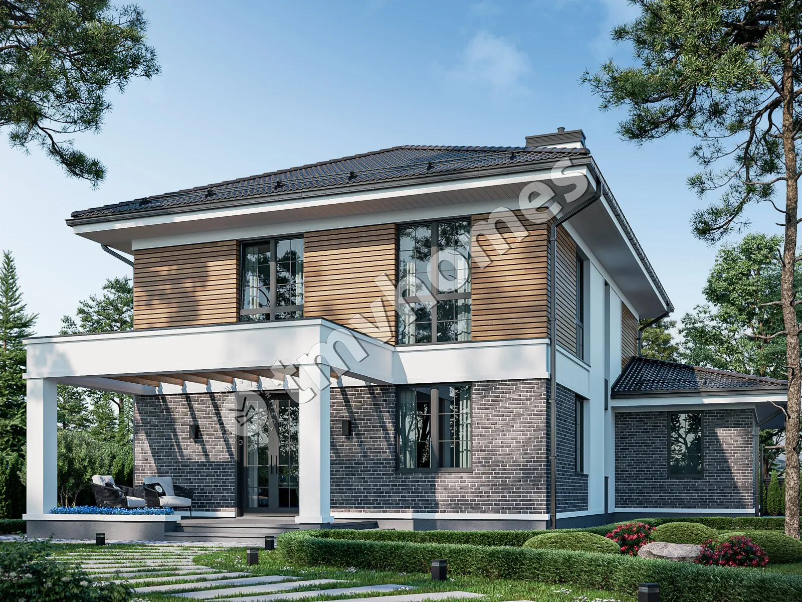 House Plan: 2017 ft², 2 Stories, 4 Beds, 3 Baths, Open Floor Plan, 2-Car Garage