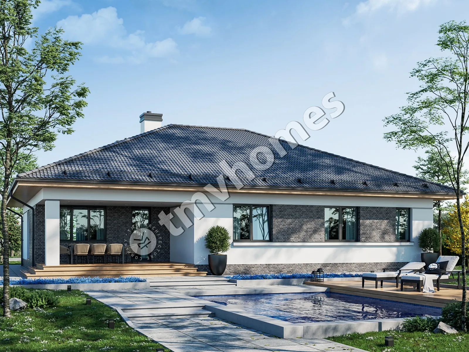 House Plan: 2052 ft², 1 Story, 3 Beds, 2 Baths, Open Floor Plan, 2-Car Garage