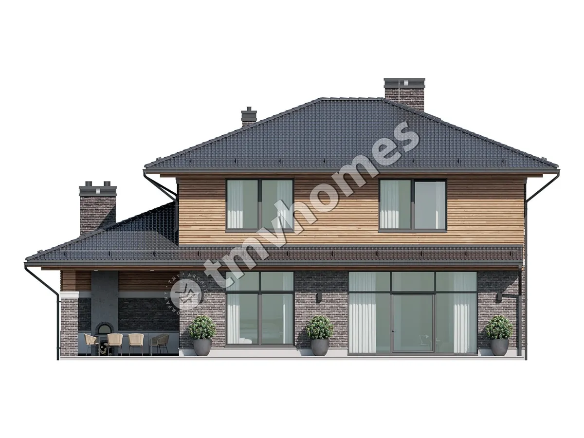 House Plan: 2717 ft², 2 Stories, 4 Beds, 3 Baths, 2-Car Garage