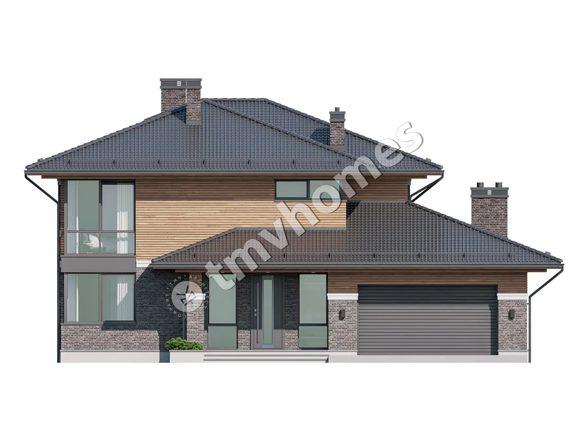 House Plan: 2717 ft², 2 Stories, 4 Beds, 3 Baths, 2-Car Garage