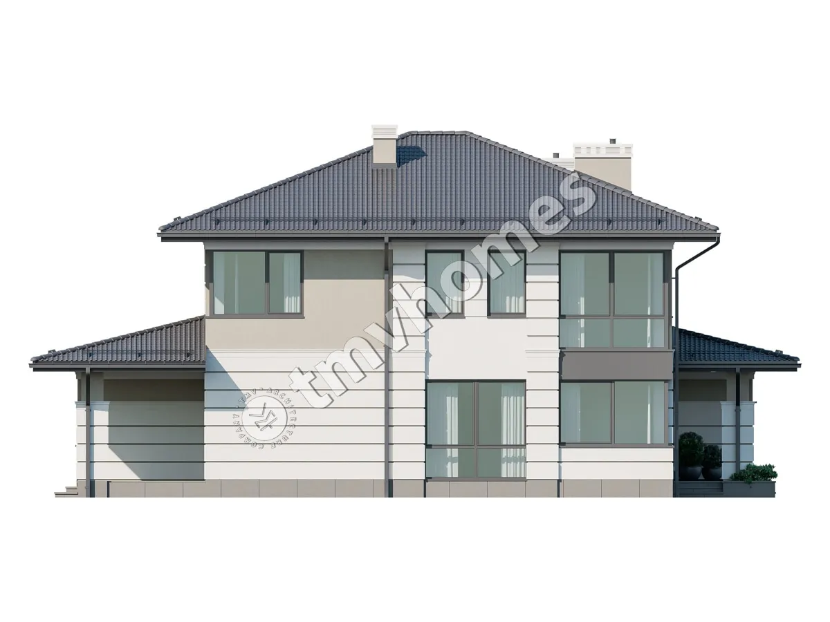 House Plan: 3002 ft², 2 Stories, 4 Beds, Home Office, 3 Baths, Open Floor Plan