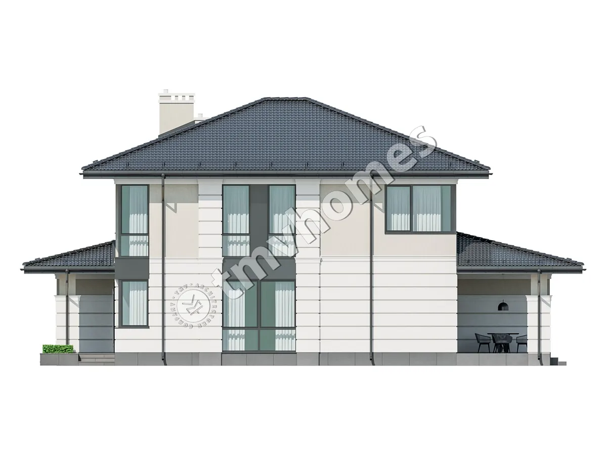 House Plan: 3025 ft², 2 Stories, 4 Beds, Home Office, 3 Baths, Open Floor Plan