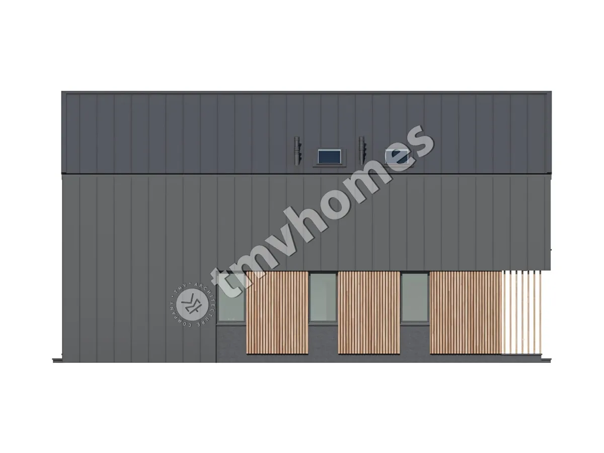 House Plan: 1854 ft², 1.5 Stories, 4 Beds, 3 Baths, Open Floor Plan