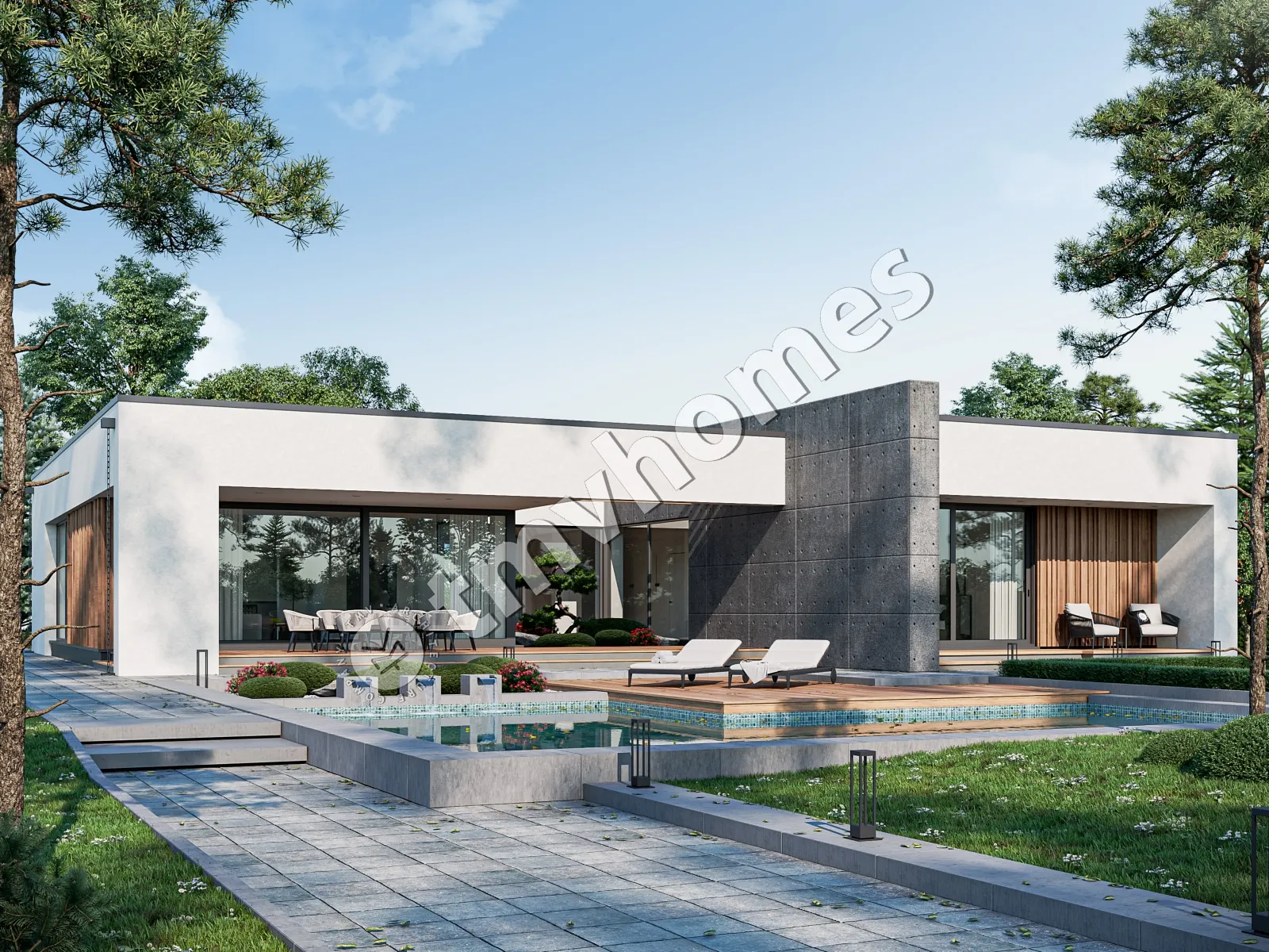 House Plan: 2409 ft², 1 Story, 3 Beds, 3 Baths, Open Floor Plan, Carport