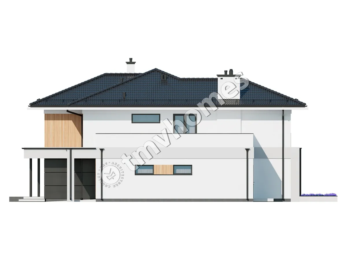 House Plan: 2613 ft², 2 Stories, 2 Beds, Home Office, 2 Baths, Open Floor Plan, 1-Car Garage
