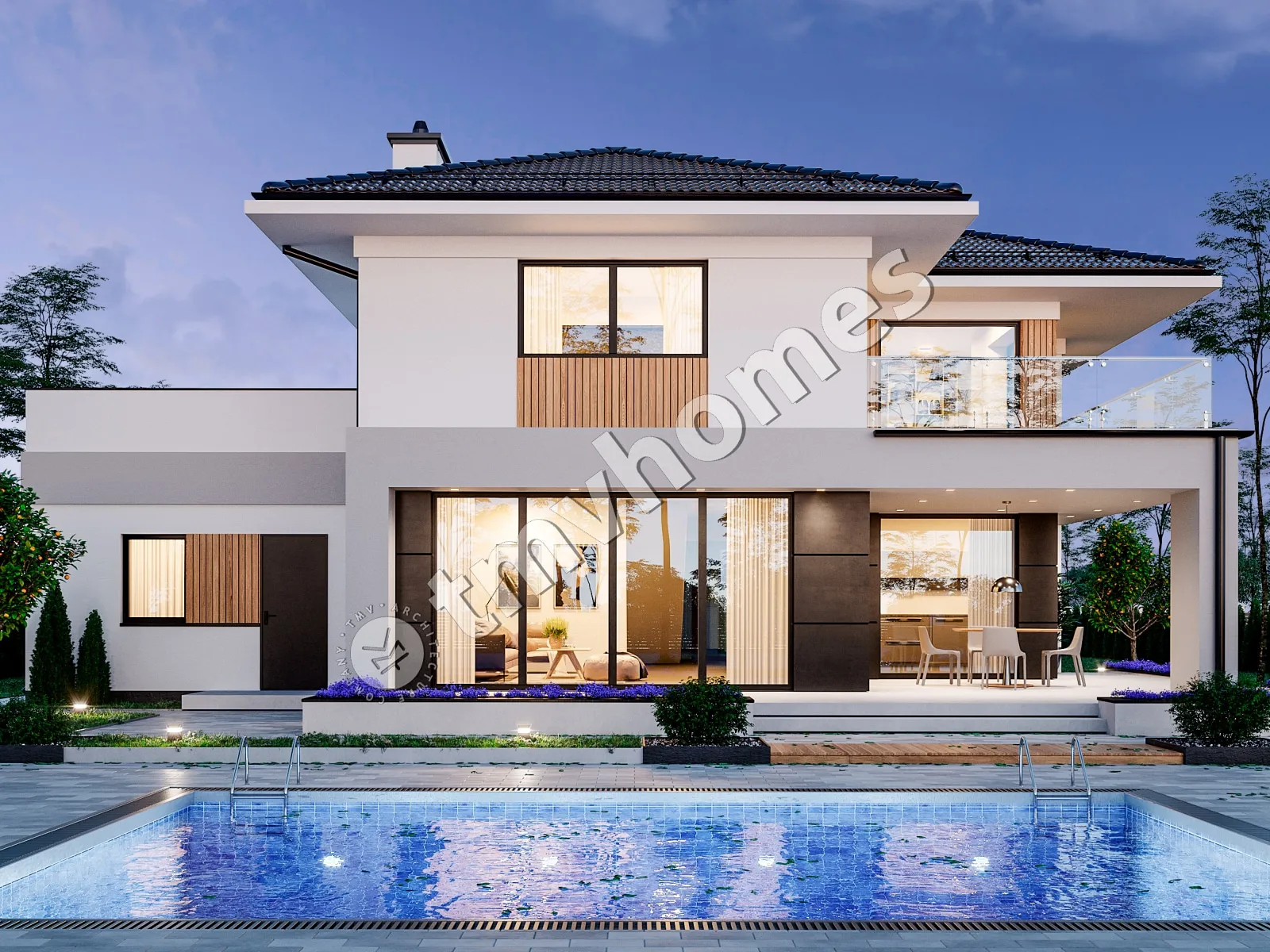 House Plan: 2613 ft², 2 Stories, 2 Beds, Home Office, 2 Baths, Open Floor Plan, 1-Car Garage