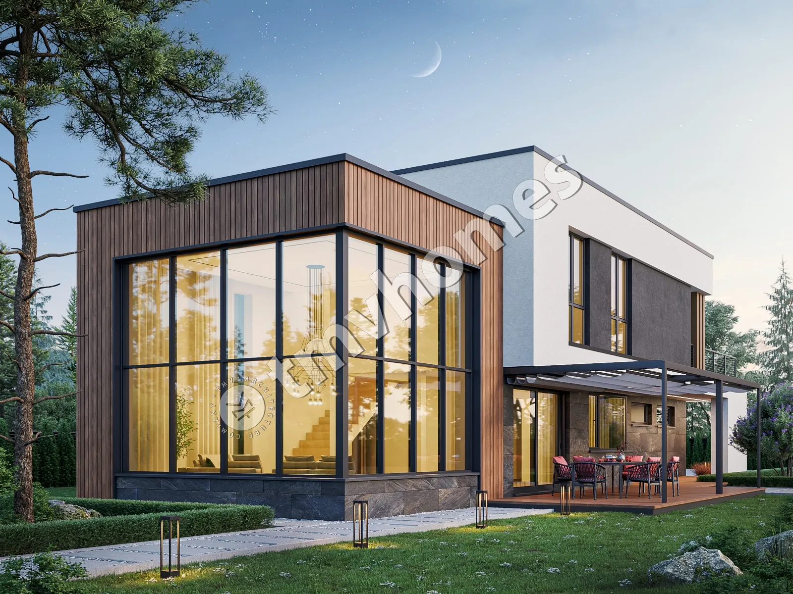 House Plan: 2163 ft², 2 Stories, 3 Beds, Home Office, 3 Baths, Open Floor Plan, 2-Car Garage