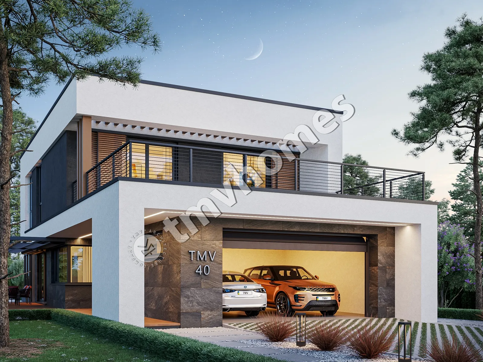 House Plan: 2163 ft², 2 Stories, 3 Beds, Home Office, 3 Baths, Open Floor Plan, 2-Car Garage