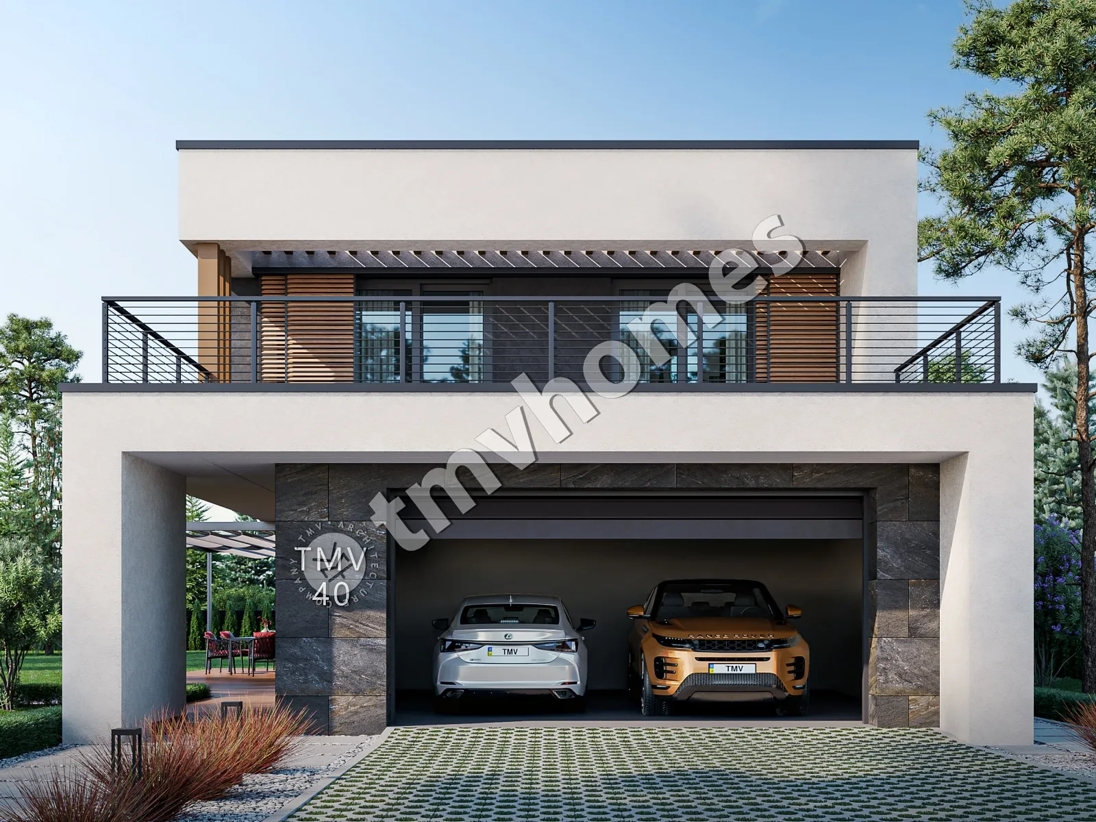 House Plan: 2163 ft², 2 Stories, 3 Beds, Home Office, 3 Baths, Open Floor Plan, 2-Car Garage