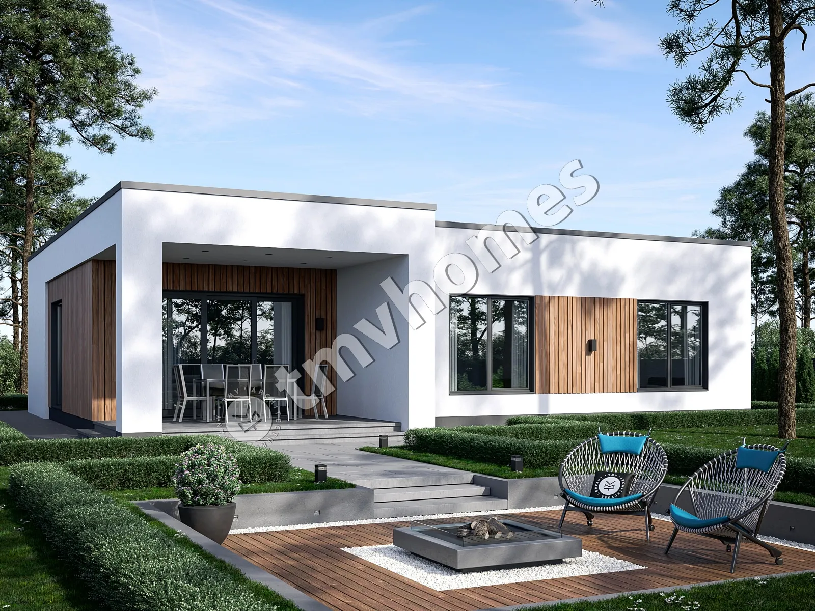 House Plan: 1219 ft², 1 Story, 3 Beds, 2 Baths, Open Floor Plan