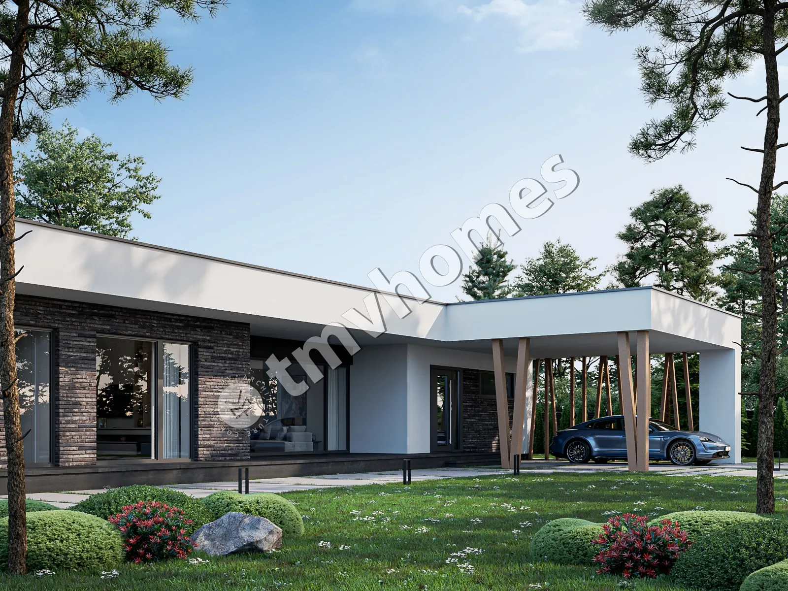 House Plan: 2310 ft², 1 Story, 3 Beds, 3 Baths, Open Floor Plan, Carport