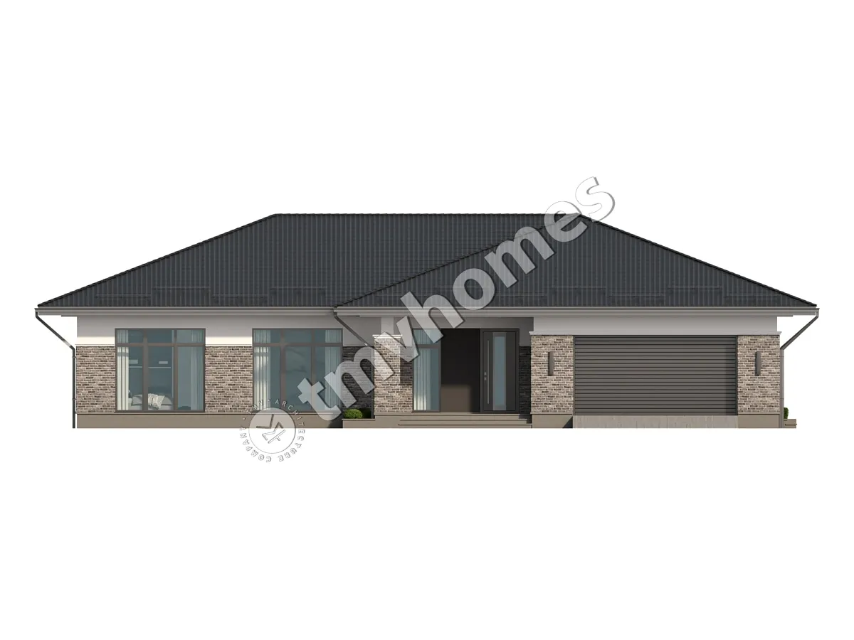 House Plan: 2299 ft², 1 Story, 3 Beds, 3 Baths, Open Floor Plan, 2-Car Garage