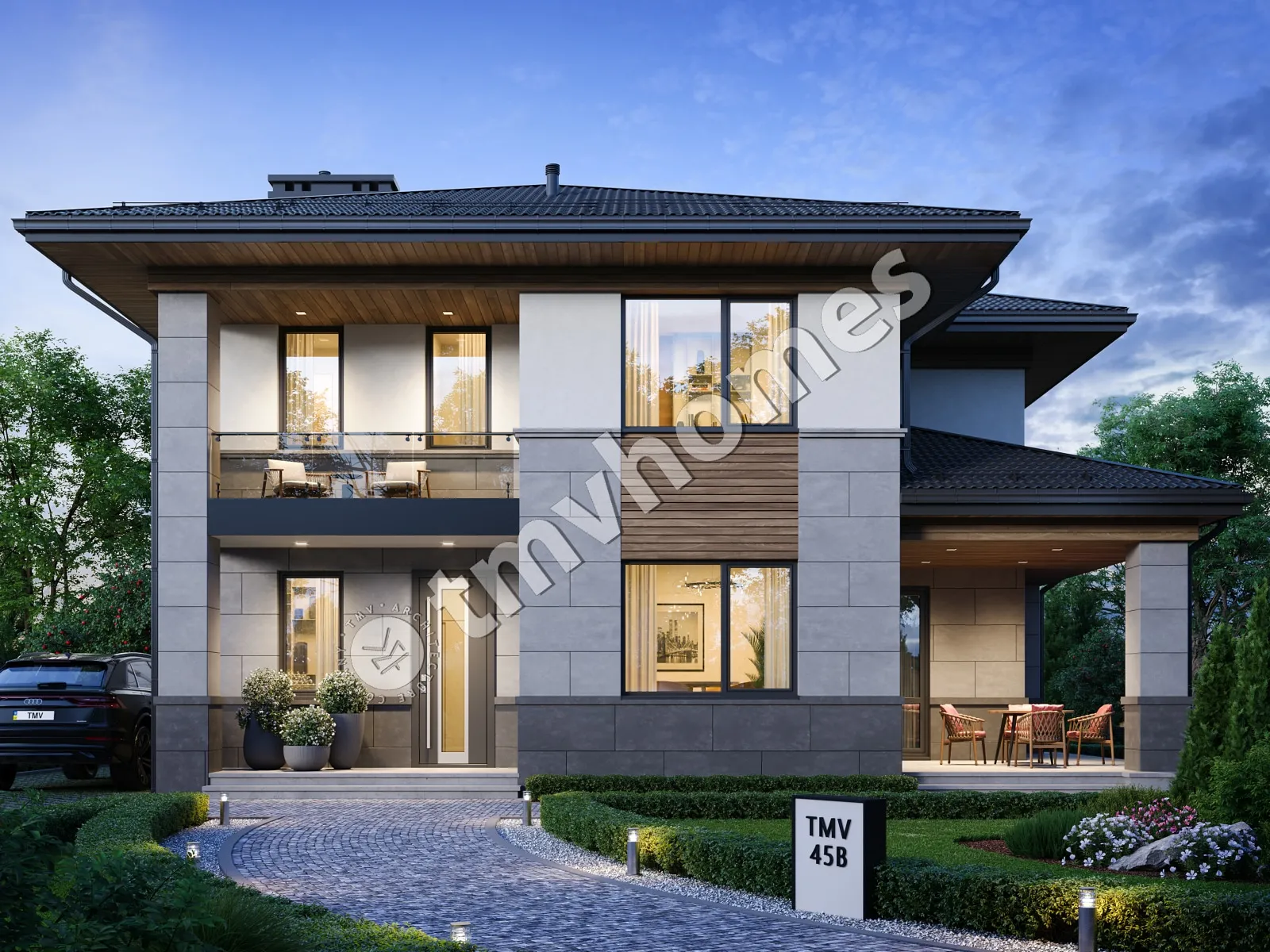 House Plan: 1858 ft², 2 Stories, 3 Beds, Home Office, 3 Baths