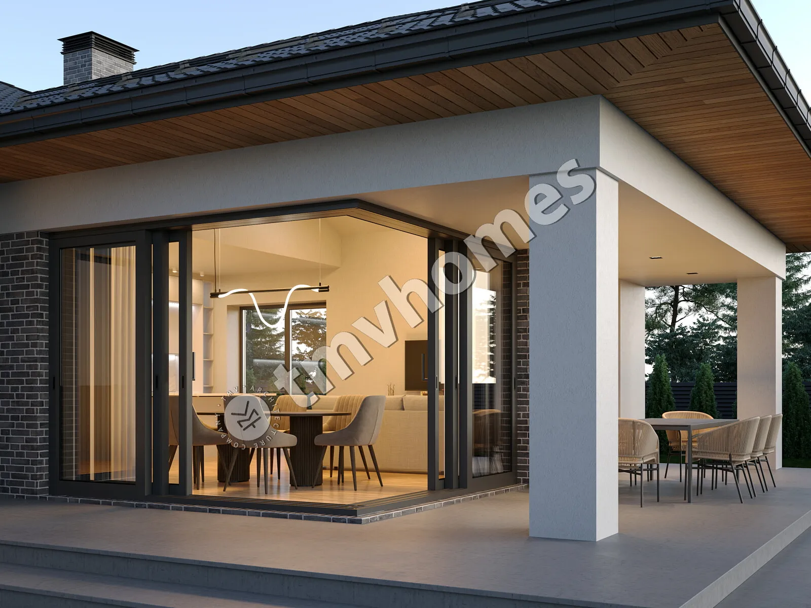 House Plan: 1474 ft², 1 Story, 3 Beds, 1.5 Baths, Open Floor Plan, 1-Car Garage