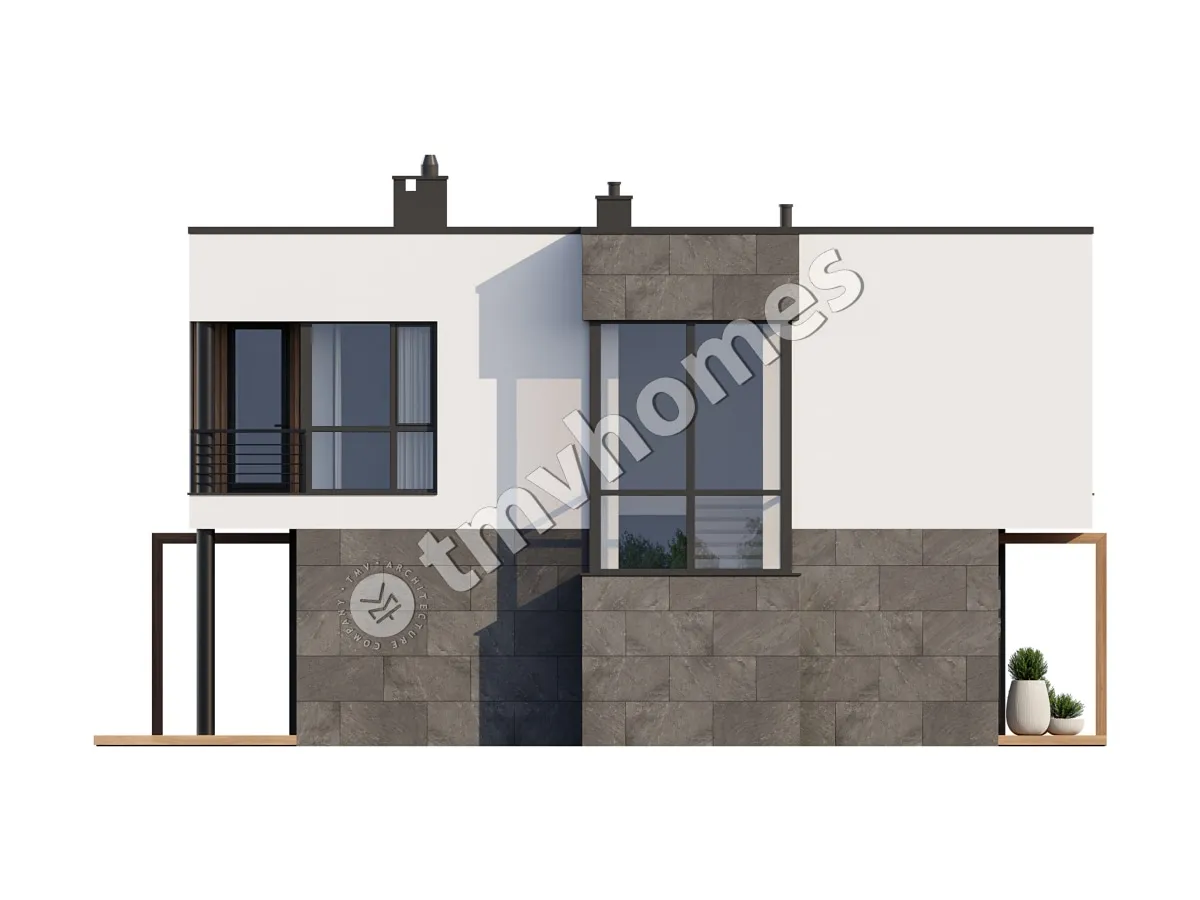 House Plan: 1642 ft², 2 Stories, 3 Beds, 2.5 Baths, 1-Car Garage