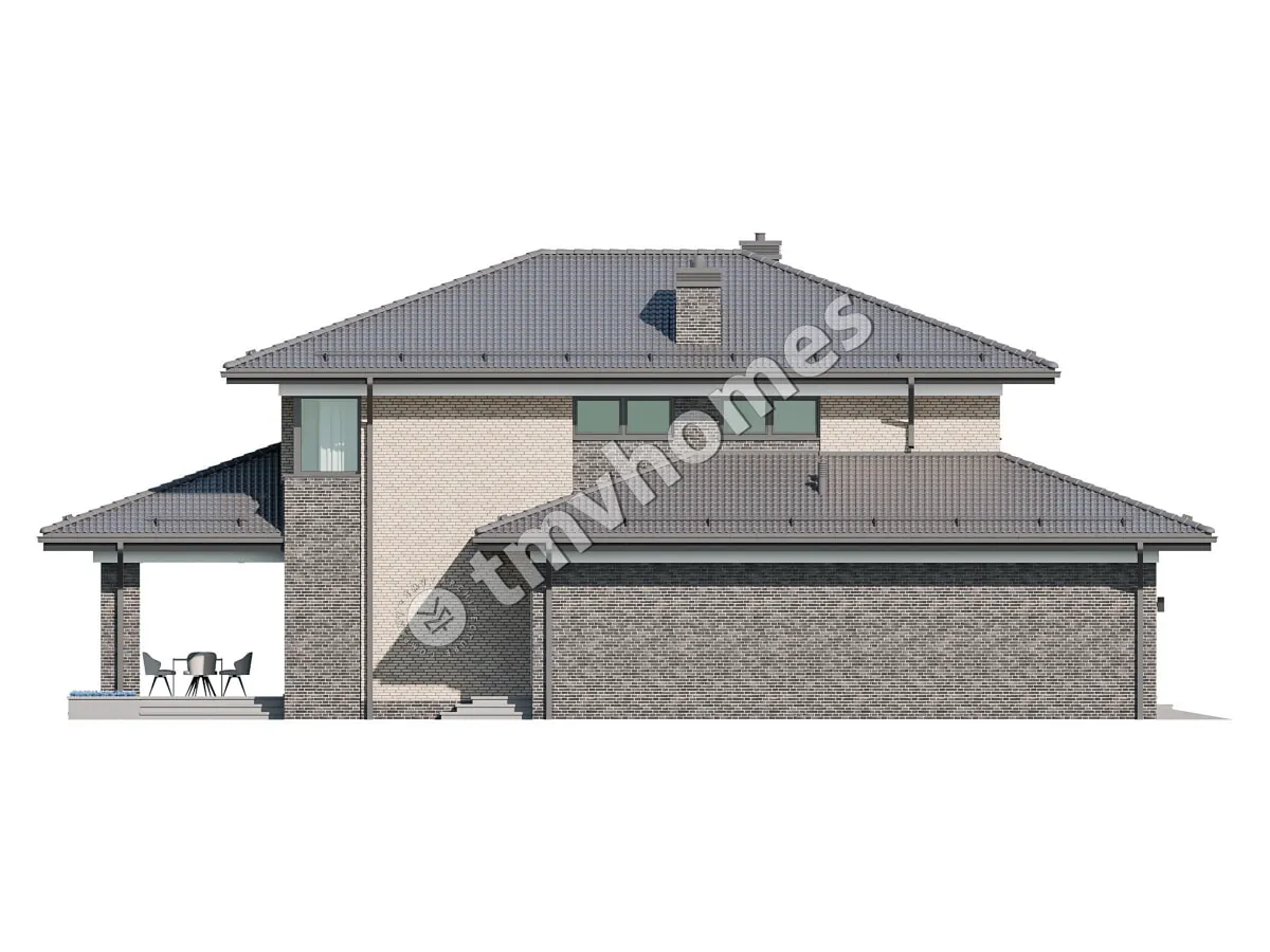 House Plan: 2162 ft², 2 Stories, 3 Beds, Home Office, 2 Baths, Open Floor Plan, 2-Car Garage