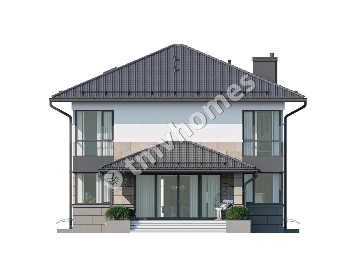 House Plan: 2482 ft², 2 Stories + Basement, 3 Beds, Home Office, 3 Baths, Open Floor Plan