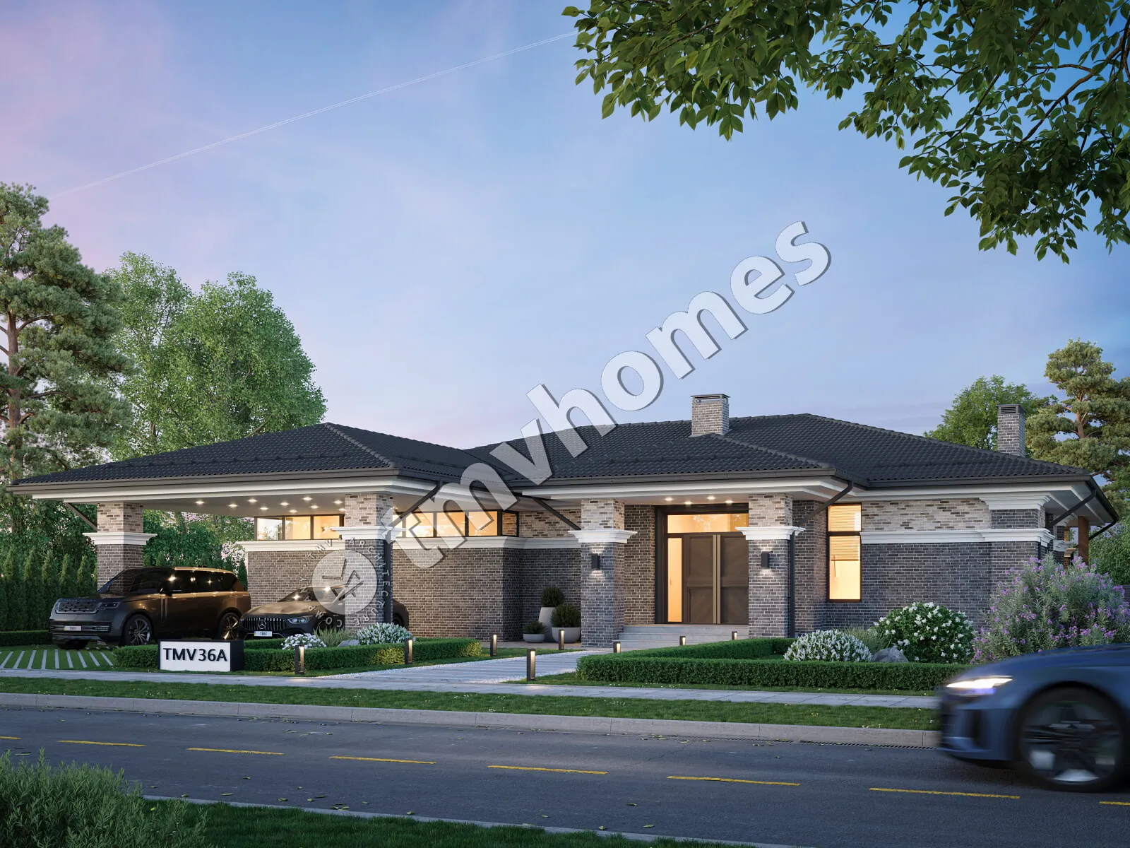 House Plan: 2613 ft², 1 Story, 3 Beds, 3 Baths, Open Floor Plan, Carport
