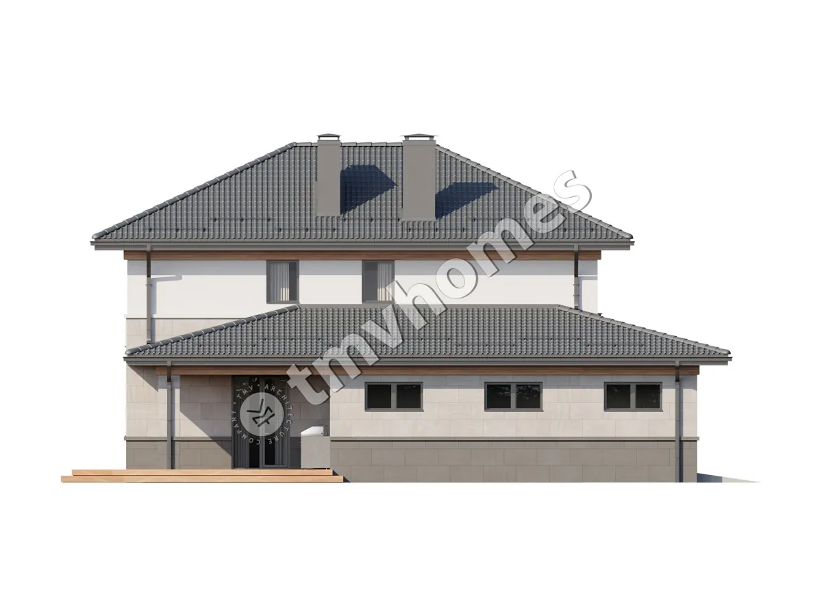 House Plan: 2137 ft², 2 Stories, 4 Beds, 3 Baths, Open Floor Plan, 1-Car Garage
