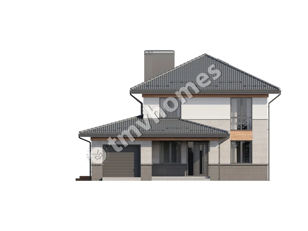 House Plan: 2137 ft², 2 Stories, 4 Beds, 3 Baths, Open Floor Plan, 1-Car Garage