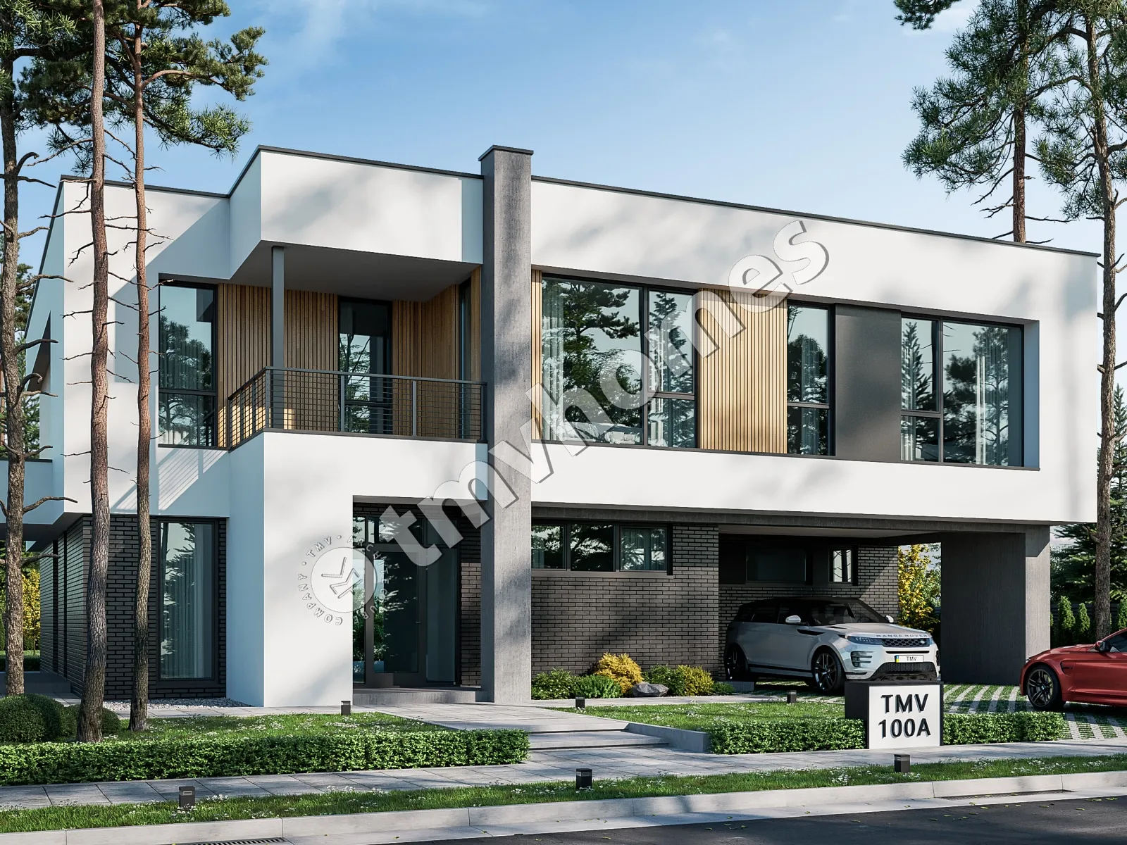House Plan: 3902 ft², 2 Stories, 5 Beds, 4 Baths, Open Floor Plan, Carport
