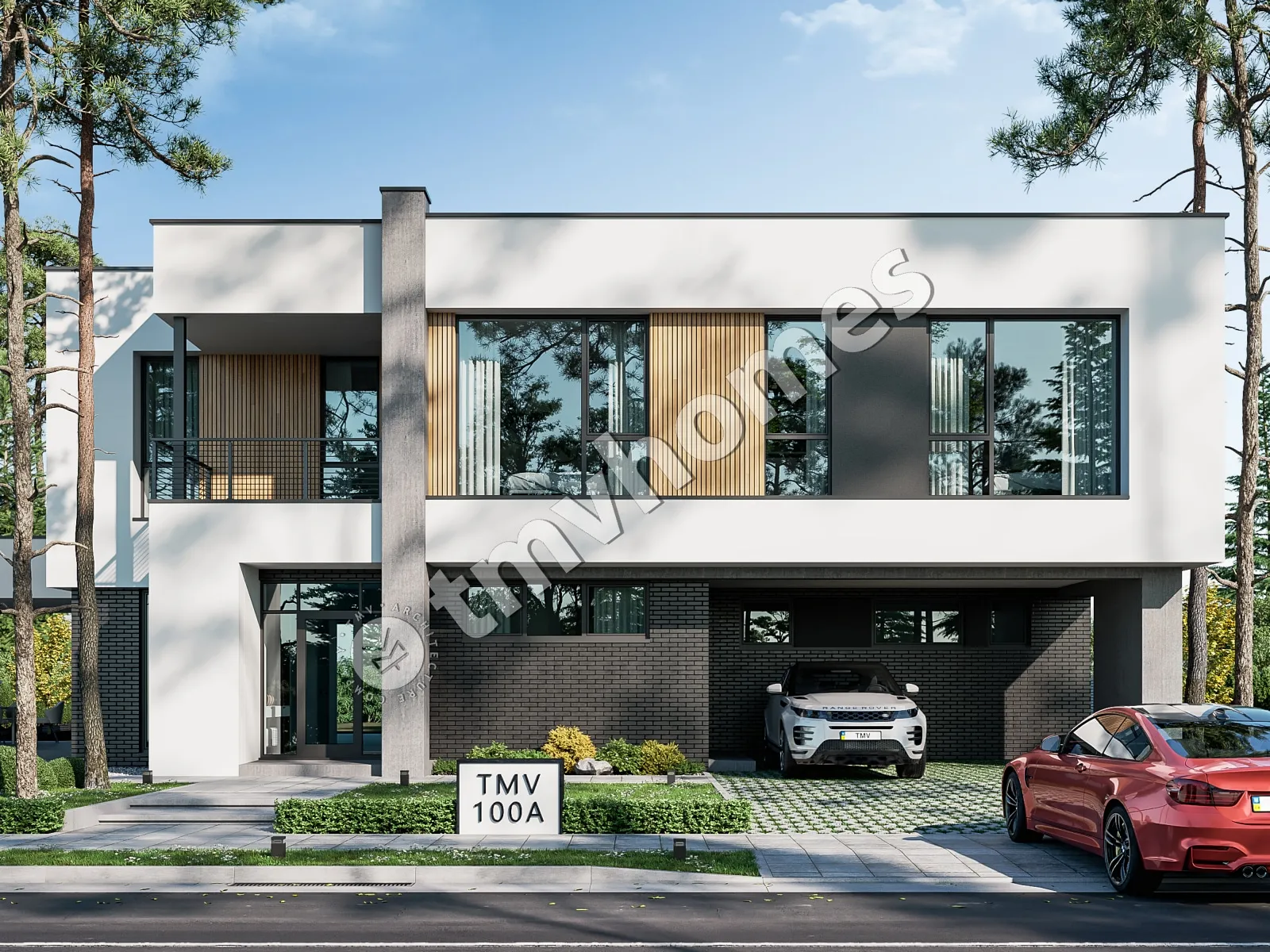 House Plan: 3902 ft², 2 Stories, 5 Beds, 4 Baths, Open Floor Plan, Carport