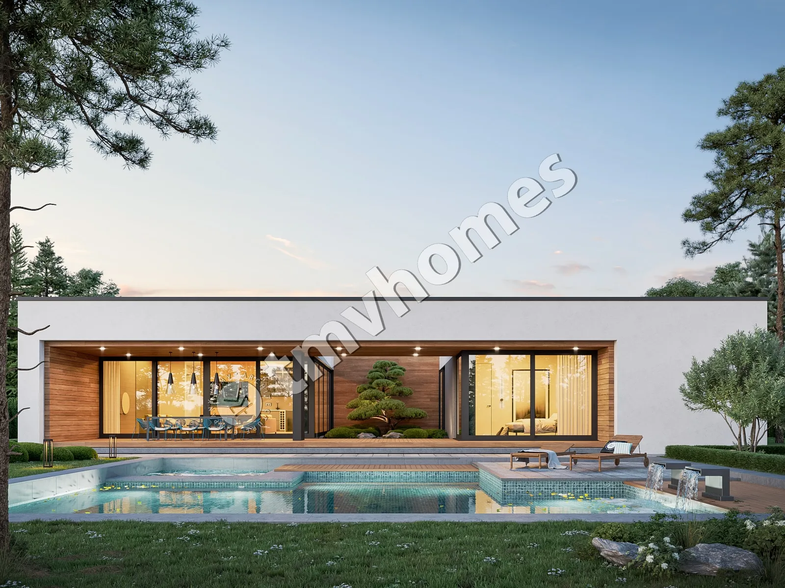 House Plan: 2620 ft², 1 Story, 4 Beds, 5 Baths, Open Floor Plan, Carport