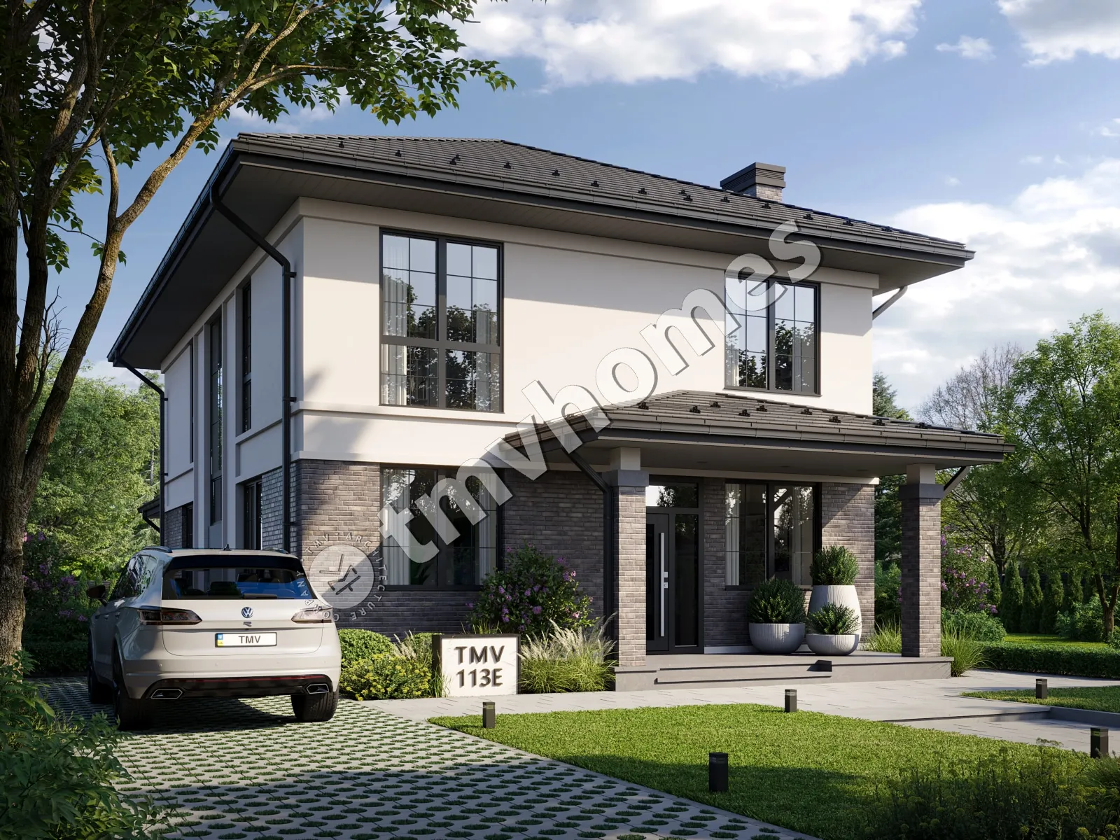 House Plan: 2041 ft², 2 Stories, 4 Beds, 3 Baths, Open Floor Plan