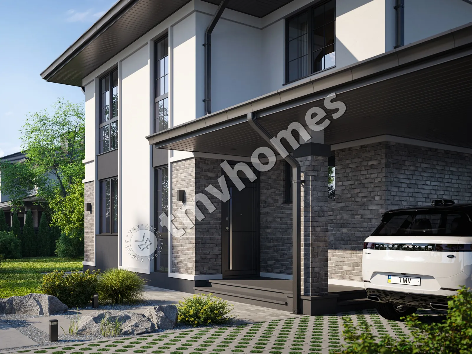 House Plan: 2206 ft², 2 Stories, 4 Beds, 3 Baths, Open Floor Plan, Carport