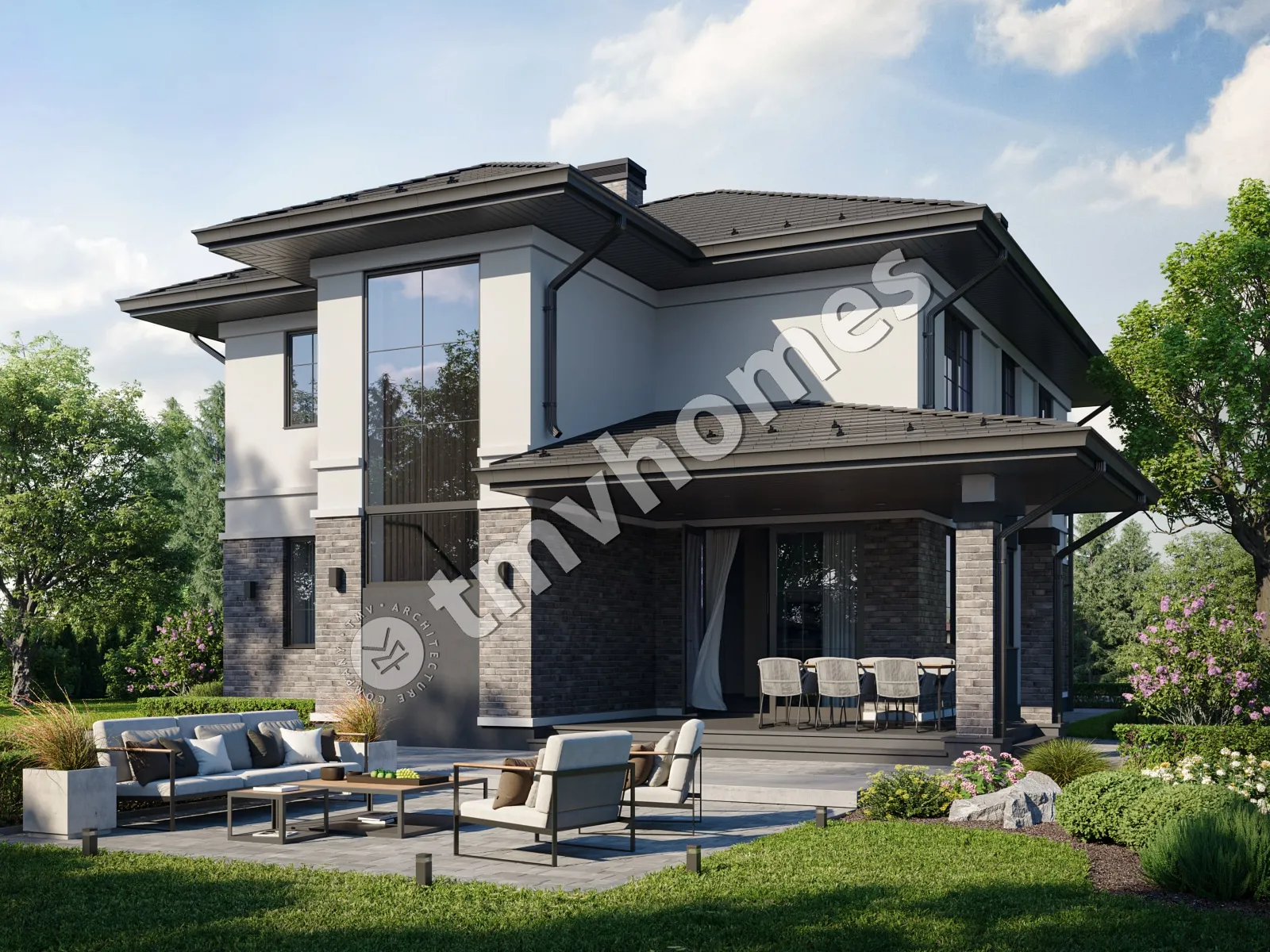 House Plan: 2206 ft², 2 Stories, 4 Beds, 3 Baths, Open Floor Plan, Carport
