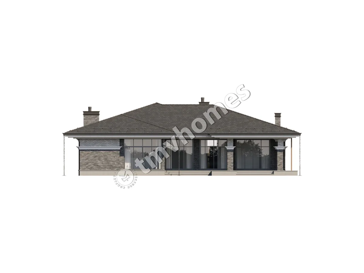 House Plan: 2254 ft², 1 Story, 3 Beds, 3 Baths, Open Floor Plan, Carport