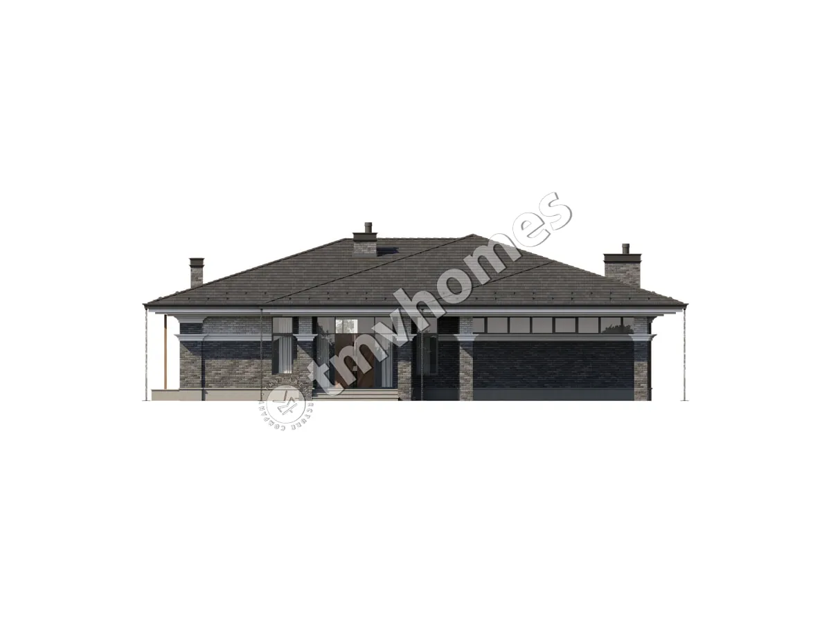 House Plan: 2254 ft², 1 Story, 3 Beds, 3 Baths, Open Floor Plan, Carport