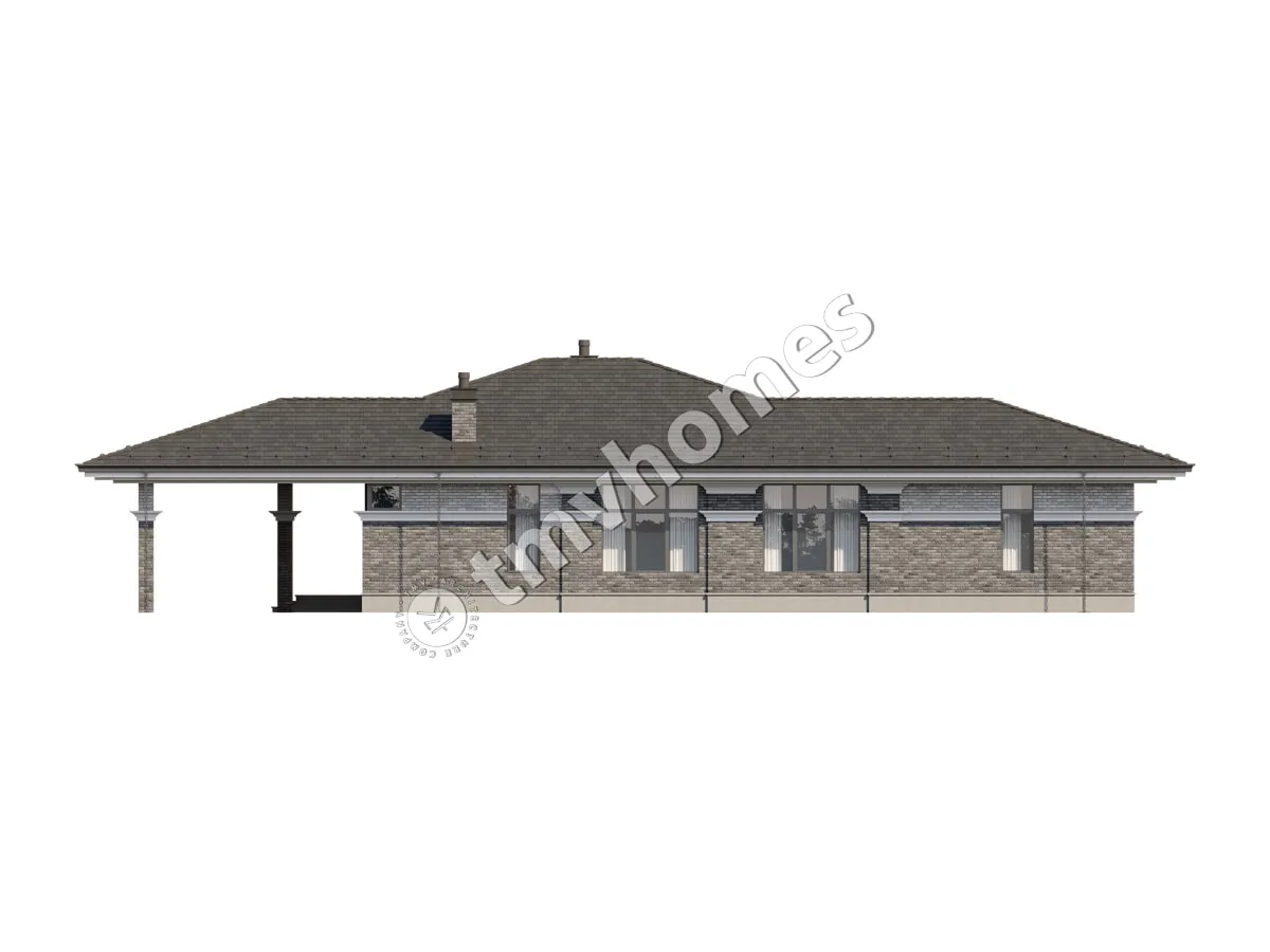 House Plan: 2254 ft², 1 Story, 3 Beds, 3 Baths, Open Floor Plan, Carport