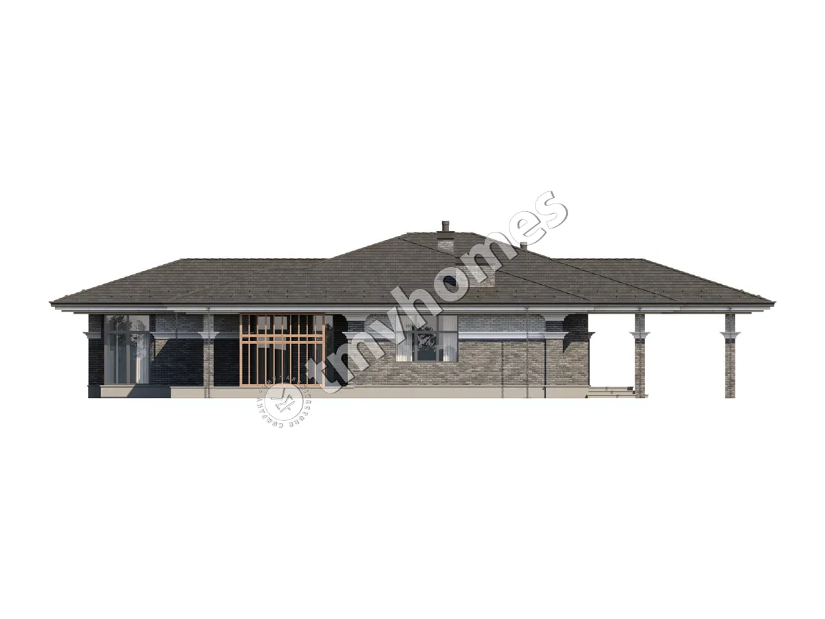 House Plan: 2254 ft², 1 Story, 3 Beds, 3 Baths, Open Floor Plan, Carport