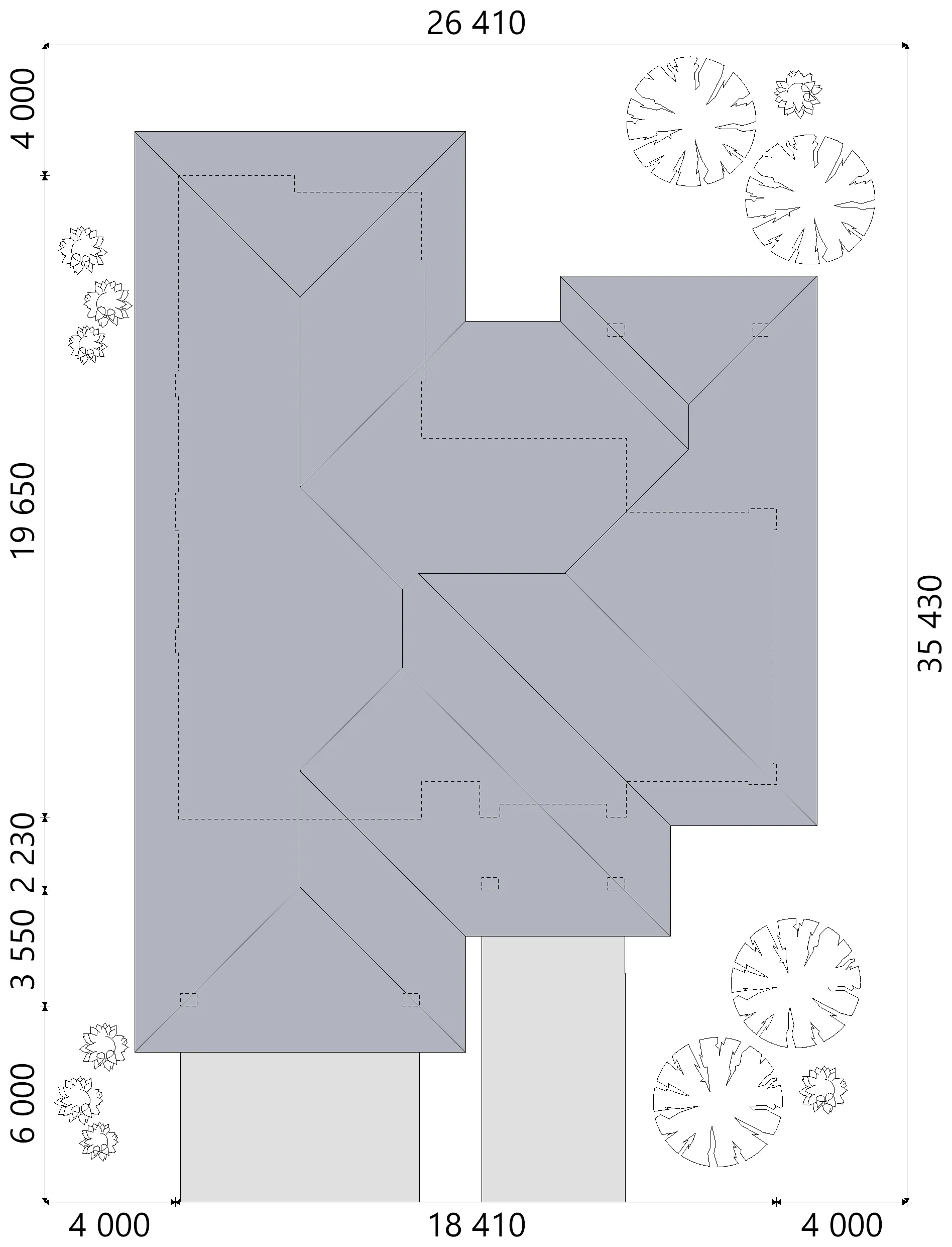 House Plan: 2254 ft², 1 Story, 3 Beds, 3 Baths, Open Floor Plan, Carport
