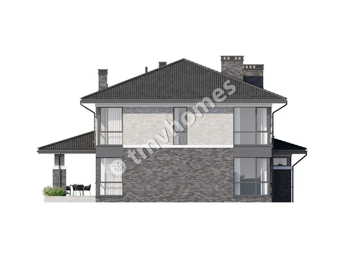 House Plan: 2698 ft², 2 Stories + Basement, 4 Beds, 3 Baths, Open Floor Plan