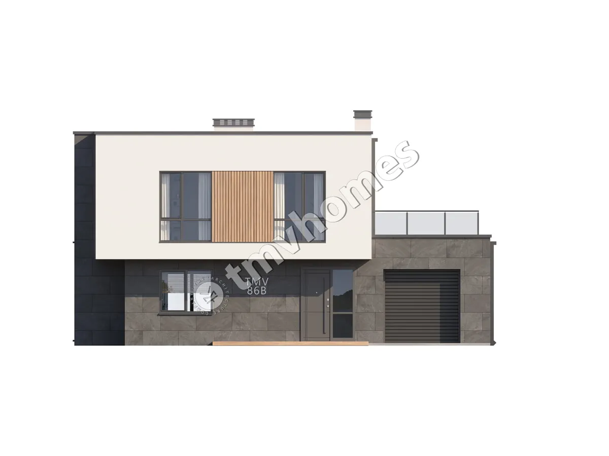 House Plan: 1970 ft², 2 Stories, 3 Beds, 2.5 Baths, Open Floor Plan, 1-Car Garage