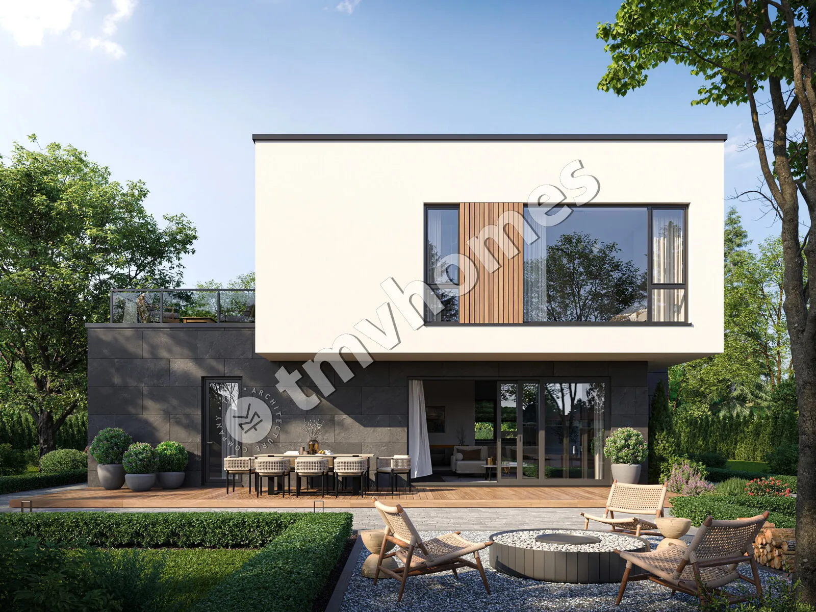 House Plan: 1970 ft², 2 Stories, 3 Beds, 2.5 Baths, Open Floor Plan, 1-Car Garage