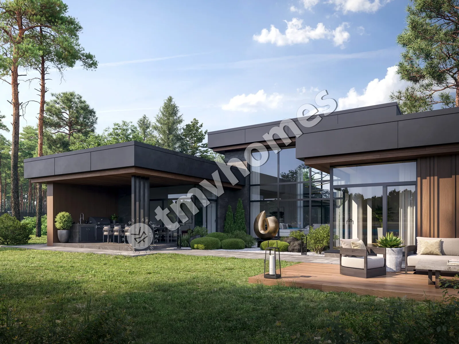 House Plan: 2633 ft², 1 Story, 3 Beds, Home Office, 3 Baths, Open Floor Plan, Carport