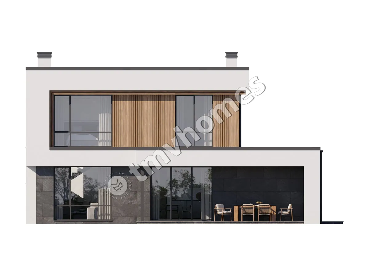 House Plan: 2260 ft², 2 Stories, 4 Beds, 3 Baths, Open Floor Plan, 1-Car Garage