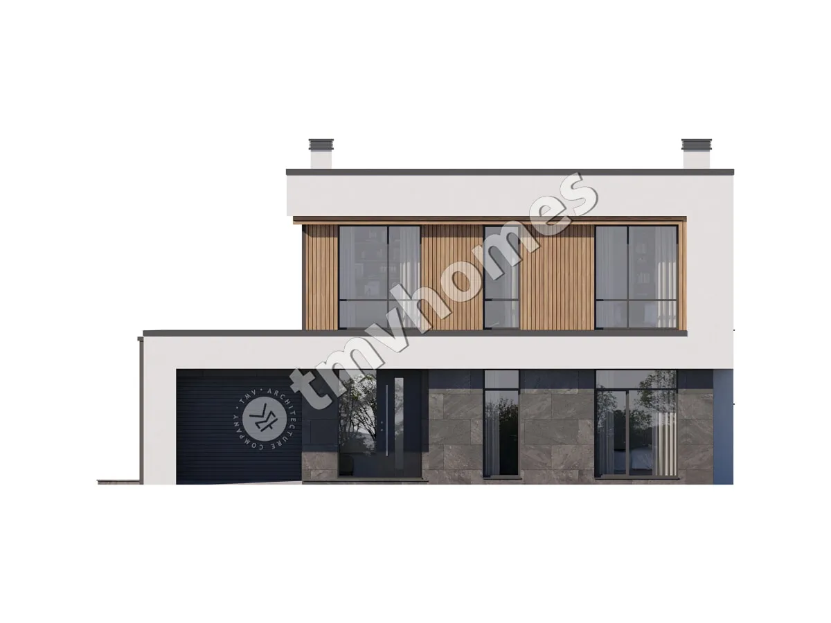 House Plan: 2260 ft², 2 Stories, 4 Beds, 3 Baths, Open Floor Plan, 1-Car Garage