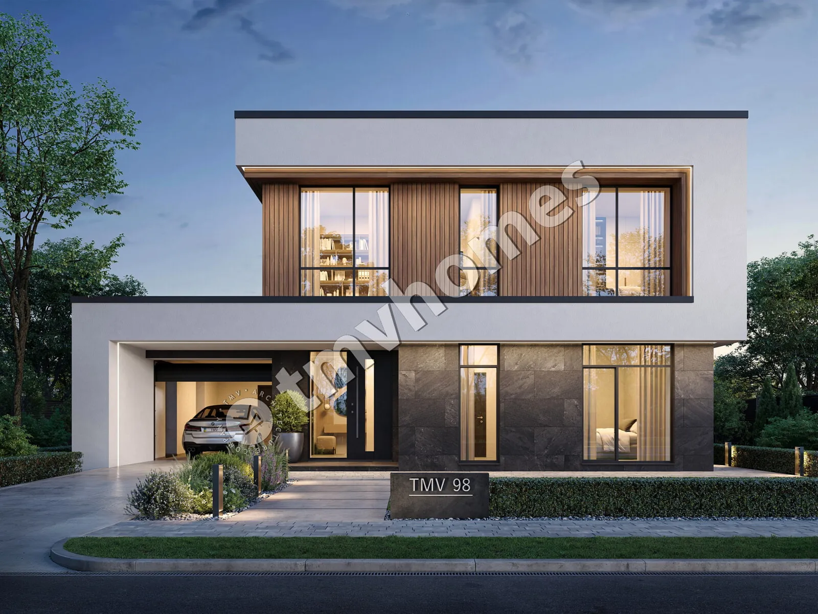 House Plan: 2260 ft², 2 Stories, 4 Beds, 3 Baths, Open Floor Plan, 1-Car Garage