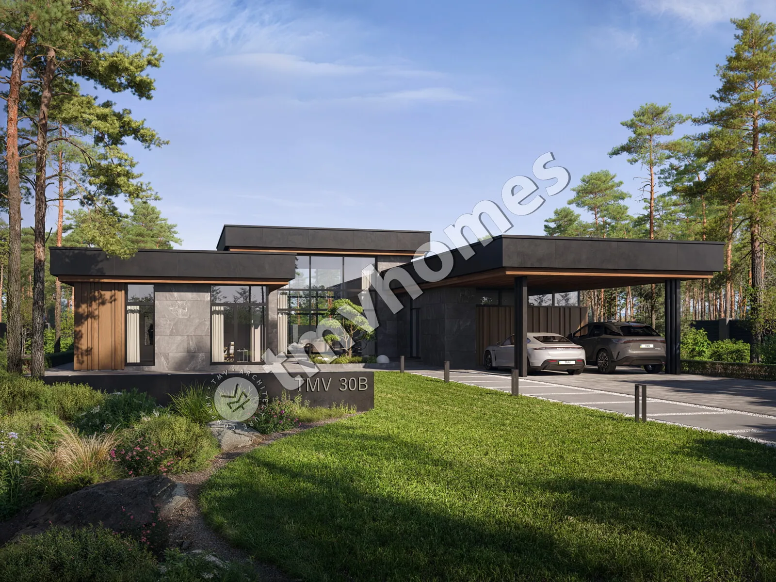 House Plan: 2231 ft², 1 Story, 3 Beds, Home Office, 3 Baths, Open Floor Plan, Carport